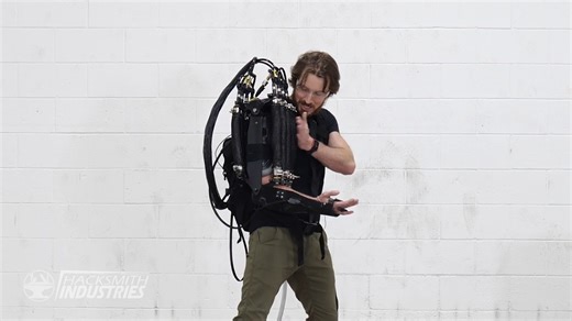 This arm turns small force into serious power