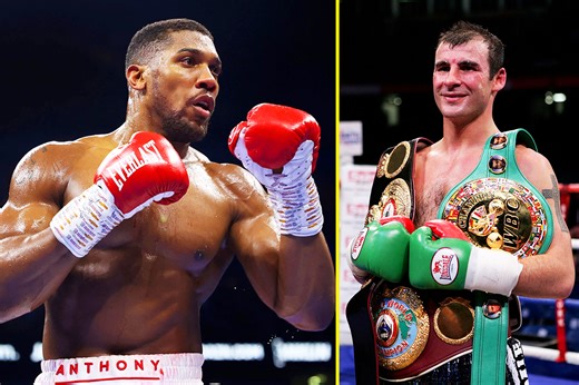 Boxing legend Andre Ward believes Joe Calzaghe would have been tougher fight than Anthony Joshua despite weighing five stone less