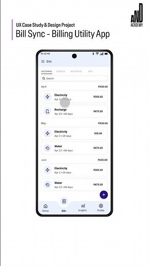UI UX App Design Case Study | AND Academy