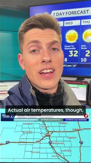 Omaha's Weather Leader warns of dangerously cold temperatures Monday
