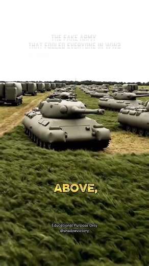 The Fake Army That Fooled Everyone #ww2 #warhistory #military #historyfacts #mindblown #strategy