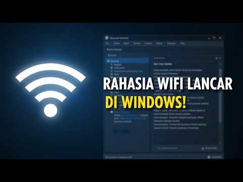 Cara Mengatasi WiFi Lemot di Windows! Rahasia Setting Adapter WiFi Realtek & Atheros