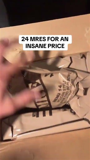 MRE's arrived in the mail!