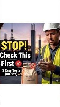 🔍 Check in Cement Bag on Site #buildingconstruction #qualitycontrol #cementtest #viral #Civil #site