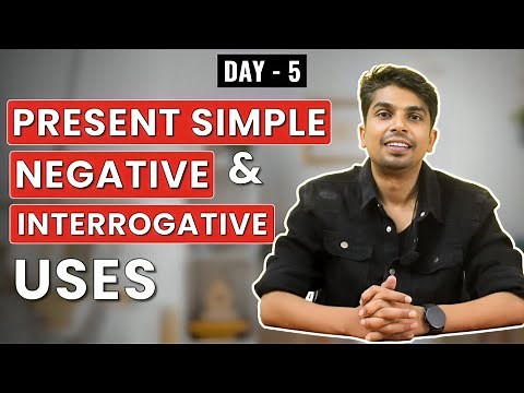 " Present indefinite Negative & Interrogative Tense " | English grammar | English Tense | Grammar