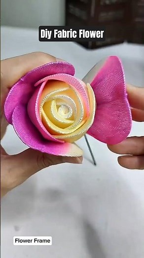 How to Make Multicolored Artificial Rose | Find Out DIY Yellow and Pink Rose Flower #ArtificialRose