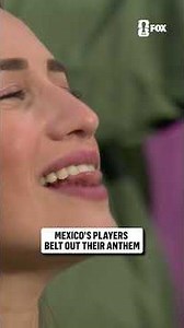 The Mexico national anthem plays ahead of El Tri’s Round of 32 showdown with Ecuador in Mexico City