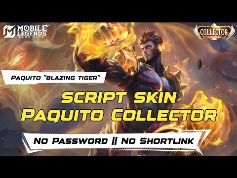 Script Skin Paquito Collector - Blazing Tiger No Password | Full Effect Voice | Patch Terbaru