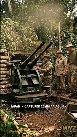 Captured Type 96 25mm — Essex Ridge, Tarakan 8 May 1945