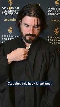 How to Put on Your Bachelor's Regalia with American College of Education (ACE)