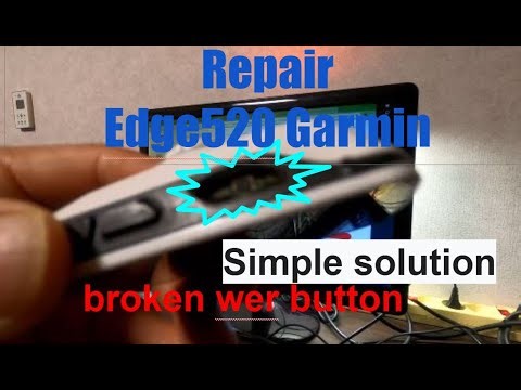 Repair Edge® 520 #Garmin /Repairing a Garmin with a hole in the power button/#가민 #가민수리 #대충하기