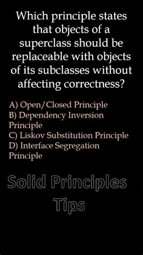 SOLID Principles Q&A (Q6) | Software Design Made Simple #shorts #solidprinciples