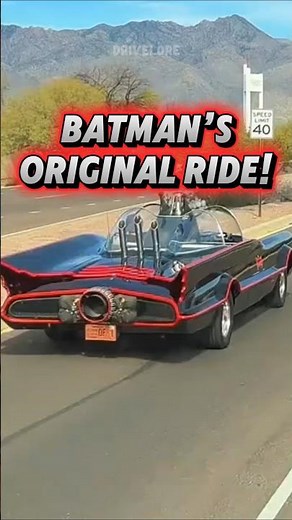 Why Is the 1966 Batmobile Worth Millions Today? 🦇😳 #shorts #batmobile #carhistory