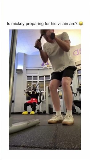 Is mickey preparing for his villain arc? 😂