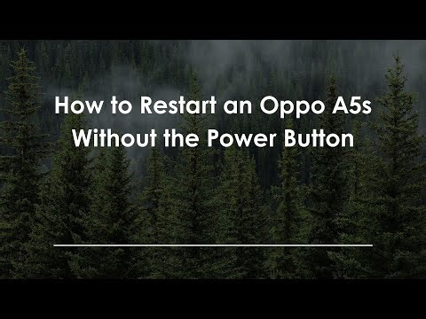 How to Restart an Oppo A5s Without the Power Button