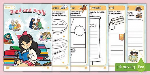 Year 1 Read and Reply Comprehension Activity