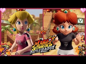 💗 Mario Strikers Battle League - Peach vs Daisy 💗
