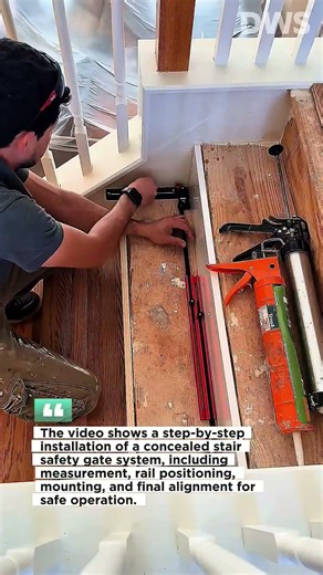 How to Install a Stair Gate | Hidden Safety Barrier Installation Under Stairs
