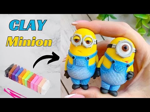 Handmade Clay Minion |DIY Simple and Easy Clay Cartoon|