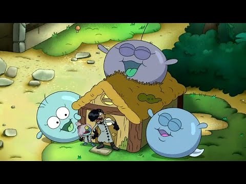 Escape From The Large Tadpoles (Clip) / Maddie And Marcy / Amphibia