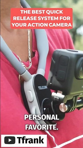 The Best Quick Release For Action Cameras(Insta360 Go3S, Insta360 Go Ultra, DJI Osmo Nano, etc)
