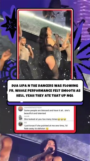 Dua Lipa choreography 🫶🏻 #dualipa #concert #music #liveconcert #shakira