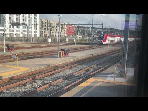 Northbound Express @caltrain #523 terminating at SF/4th & KING St Station.