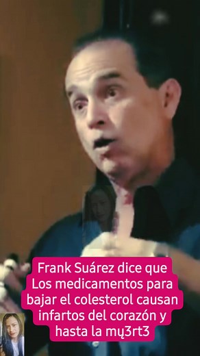 Usas medicamentos para bajar el colesterol? Ten cuidado ya que pueden causar hasta la mų3rt3 y son los causantes de un para cardíaco. Así lo explica frank suarez. #facebookviral #reelsfacebook #fblifestyle #bienestar #salud | Salud y bienestar