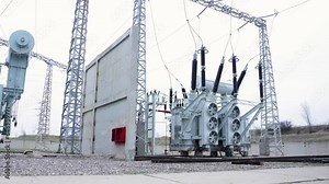 High voltage substation transformer