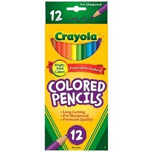 Crayola Coloured Pencils 12 Pack
