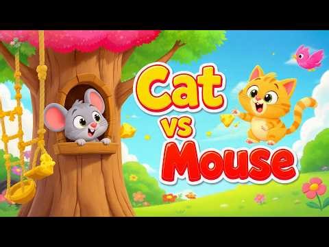 Funny 3D Cat vs Mouse Adventure | Tom & Jerry | Cartoon