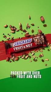 232K views · 238 reactions | Snickers Fruit & Nut Drizzled with delicious Chocolate | Snickers UK | Facebook
