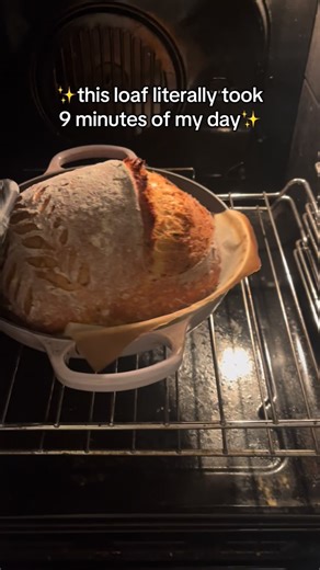 Rosie 👩🏻‍🍳 on Instagram: "low effort, high reward 👩🏻‍🍳 make your own and cut the UPfs 🌾 who wants a foolproof, low-maintenance sourdough bread routine? 🤔 I feel like people deliberately complicate what is a beautifully easy process 🫠 baked in my Le Creuset UK as always 💕🫶 #baker #tutorial #sourdough #asmr #madefromscratch #tutorial #bread #homemade #winter"