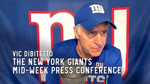 The New York Giants Mid-Week Press Conference with Vic DiBitetto | Vic DiBitetto