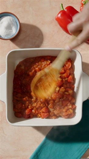 Cozy Veggie-Packed Mediterranean Shakshuka #vegetarian #shakshukarecipe