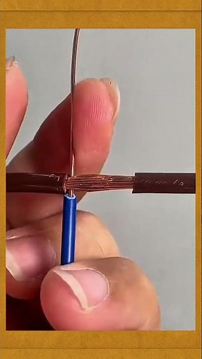 Simple Wire Splicing Technique #ElectricalTips #WorkshopSkills #DIYIdeas