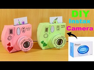 How to Make Instax Camera From Soap Box | DIY Paper Instax Camera - Soap Box Craft Ideas
