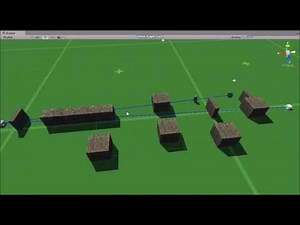 Simple AI with waypoints and pathfind behavior, without navmesh improvements v.1