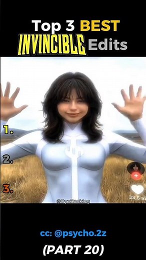 Ranking The BEST Invincible Edits pt. 20 #shorts #ranking #invincible #invincibleedit #edit