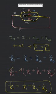 How to calculate the resistance of a parallel circuit?... | Filo