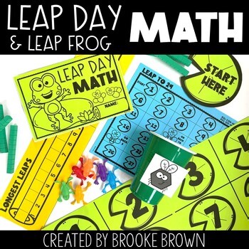 Leap Day & Leap Frog Math Stations - Spring, Leap Year Math Activities & Games