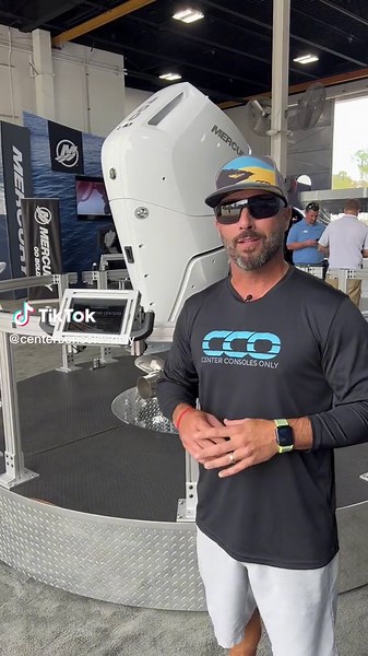 New @mercurymarine V10 400 Verado Outboard. Thankful for the opportunity to attend this exclusive unveiling at Lake X today. #CenterConsolesOnly #mercurymarine #lakex #v10
