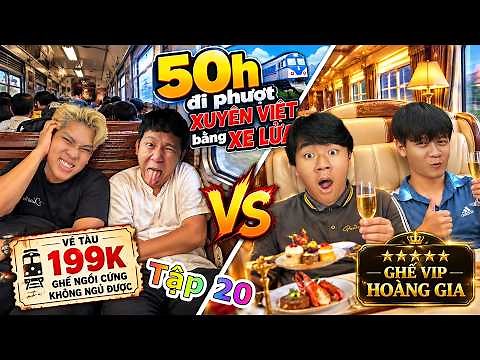 50-Hour Train Travel Challenge | Episode 20: 50h Cross-Vietnam Train Trip