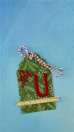 Spellbinders Paper Arts on Instagram: "Tag, you’re it! 🎁 Create magical gift tags in a flurry of creativity using October’s Deluxe Caboodle Bonus - Magic For U Die Set. Perfect for adding that handmade holiday touch! ✨ Join the Club → https://spellbinders.shop/dc #cardmaking #spellbindersclubkits #christmascards"