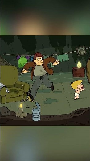 Even in the sewer this turns into a cozy sitcom somehow 🛋️💀 #Clarence #Weird #comfortshow