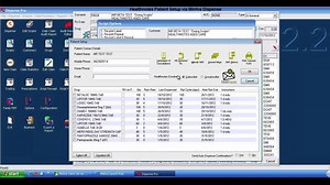Patient setup during dispense MINFOS