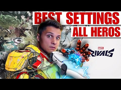 Marvel Rivals BEST SETTINGS (For ALL HEROS)