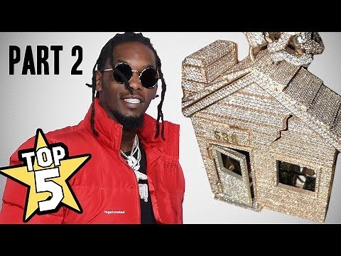 TOP 5 | RAPPER CHAINS OF 2018 PART 2 ( Offset, Kodak Black, Trippie Redd )
