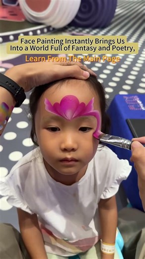 🌸 Beautiful face painting tutorial #art #painting #face painting #face art