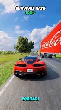 The Safest Car to Overtake a Truck? #shorts #carsafety